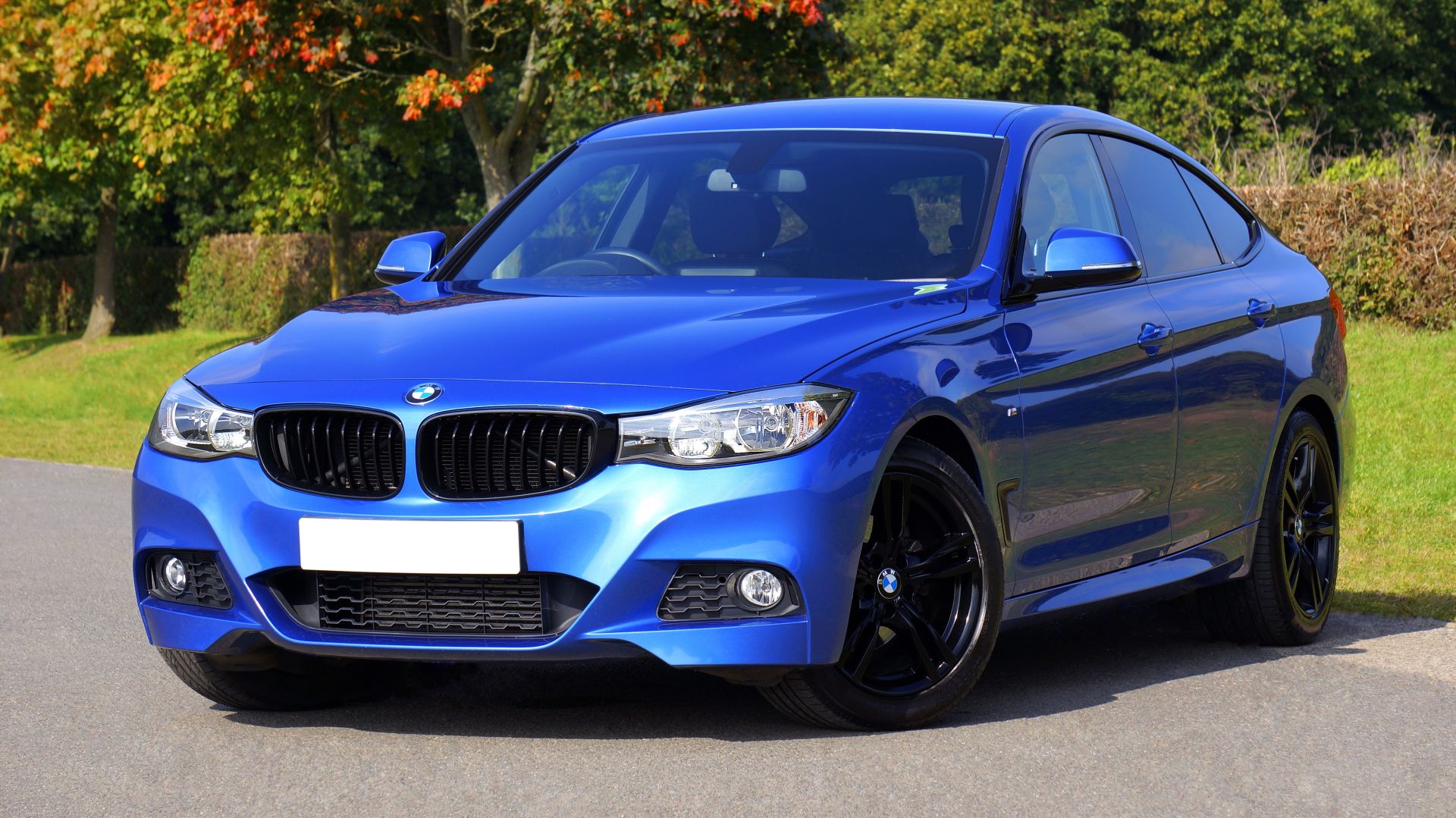 Blue BMW car lease cumbria